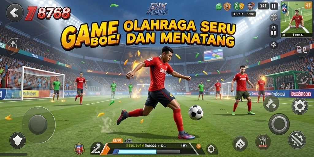 Tampilan gameplay seru dan kompetitif di 8768.