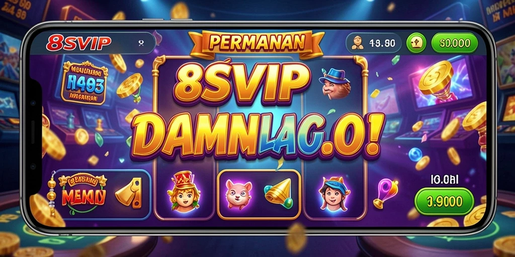 Tampilan gameplay menarik dari 8SVIP dengan beragam mesin Slot.