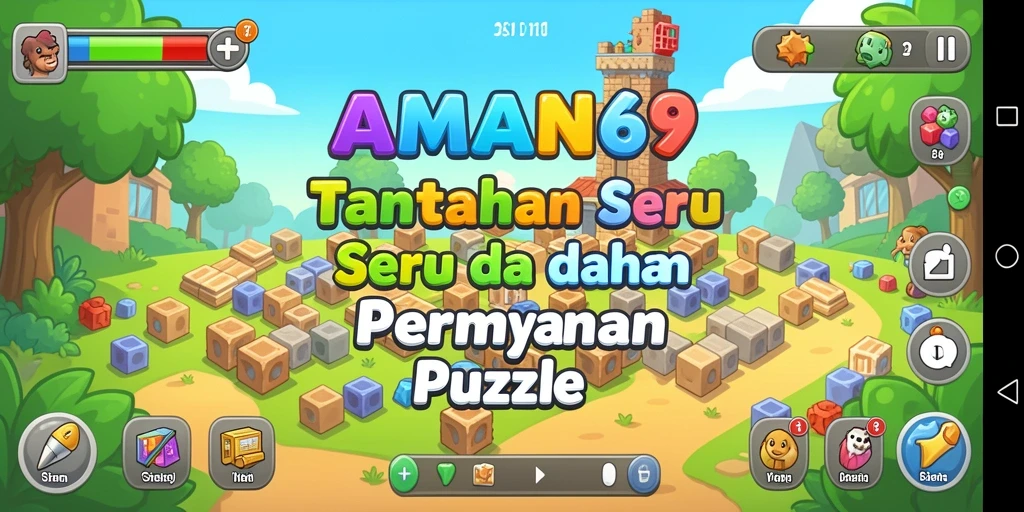 Gameplay AMAN69 menantang dan seru dalam genre Puzzle.