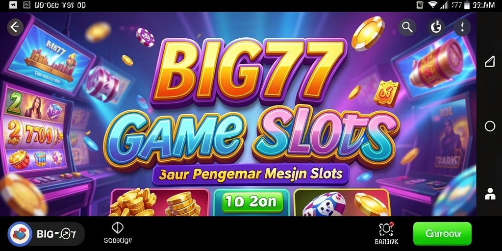 Tangkap keseruan permainan slot BIG77 dengan grafis memukau.