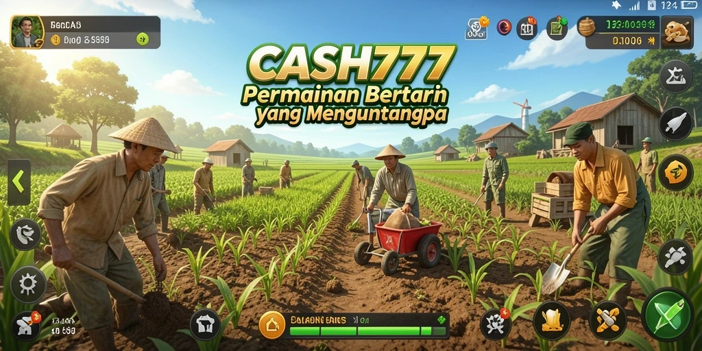Pengalaman bertani yang seru dan menantang di CASH777.