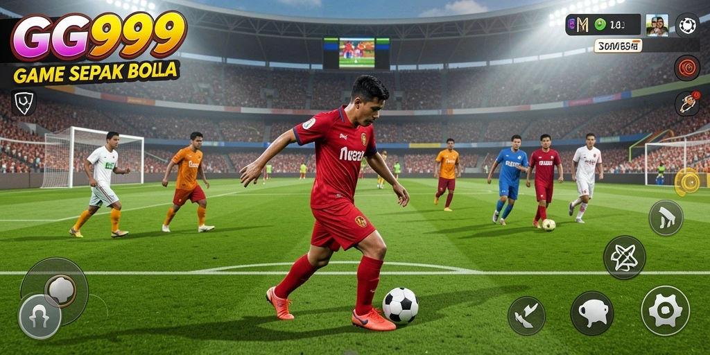 Tampilan gameplay GG999 yang menegangkan dan menyoroti aksi di lapangan.
