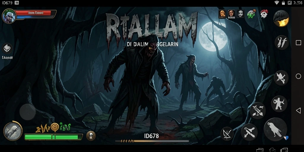 Gameplay seram menampilkan karakter yang terjebak dalam kegelapan.