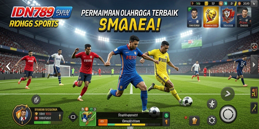 Tampilan gameplay menarik dari IDN789 dengan berbagai pilihan olahraga.
