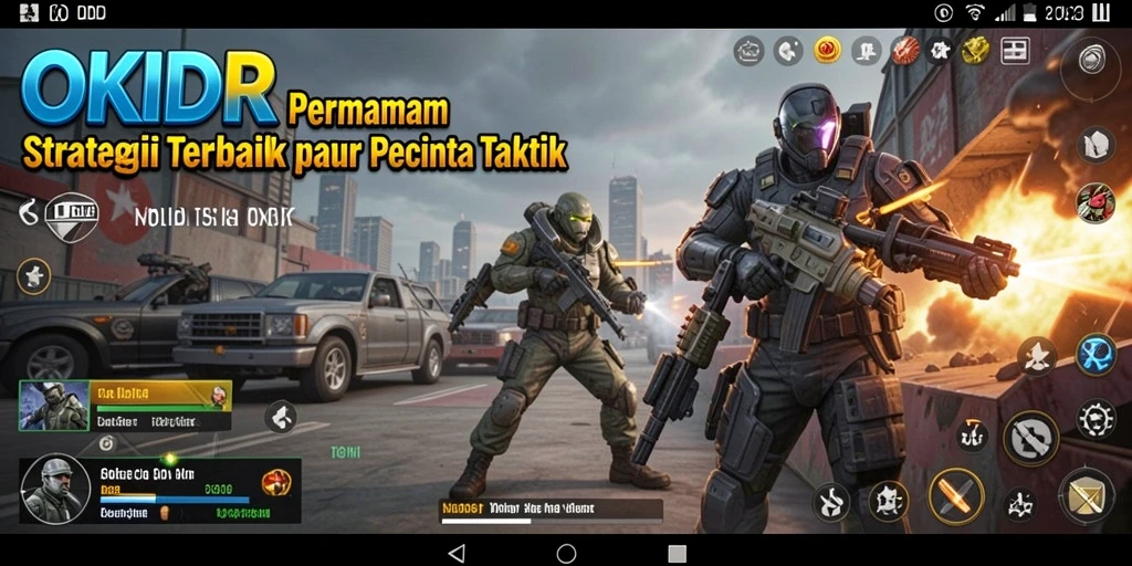 Tampilan gameplay OKIDR yang penuh aksi dan strategi mendebarkan.