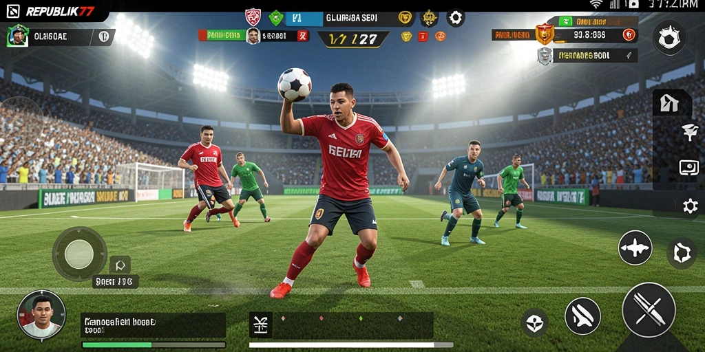 Tampilan menarik dari gameplay REPUBLIK77 yang seru.