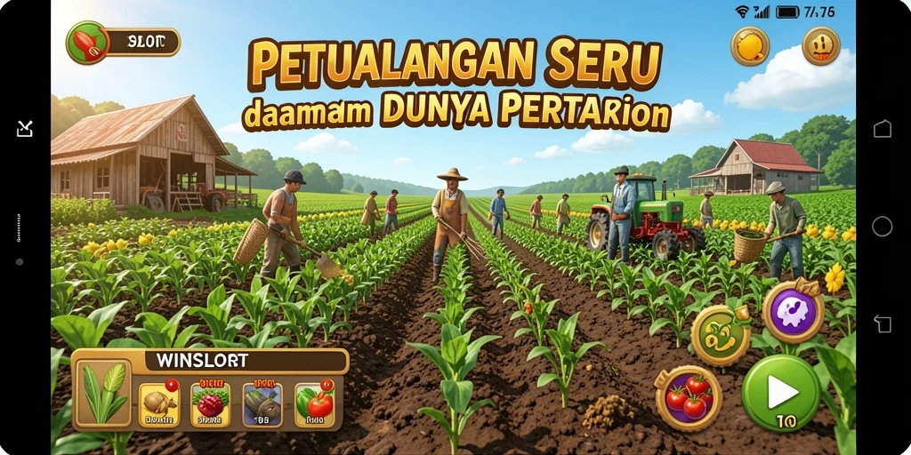 Gameplay WINSLOT yang seru dengan berbagai tanaman dan hewan.